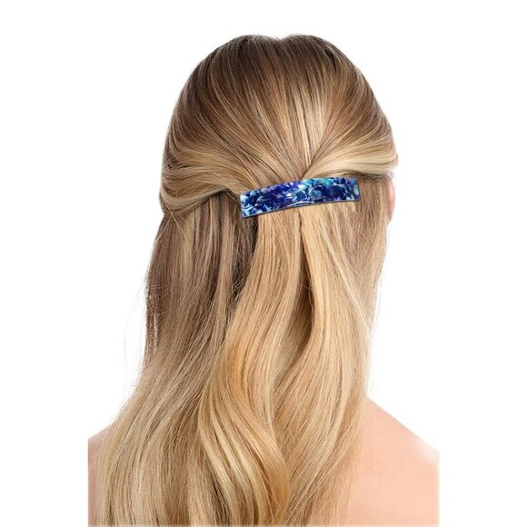 Large French Tortoise Shell Hair Clips for Thick Hair 3 Pack main image 4